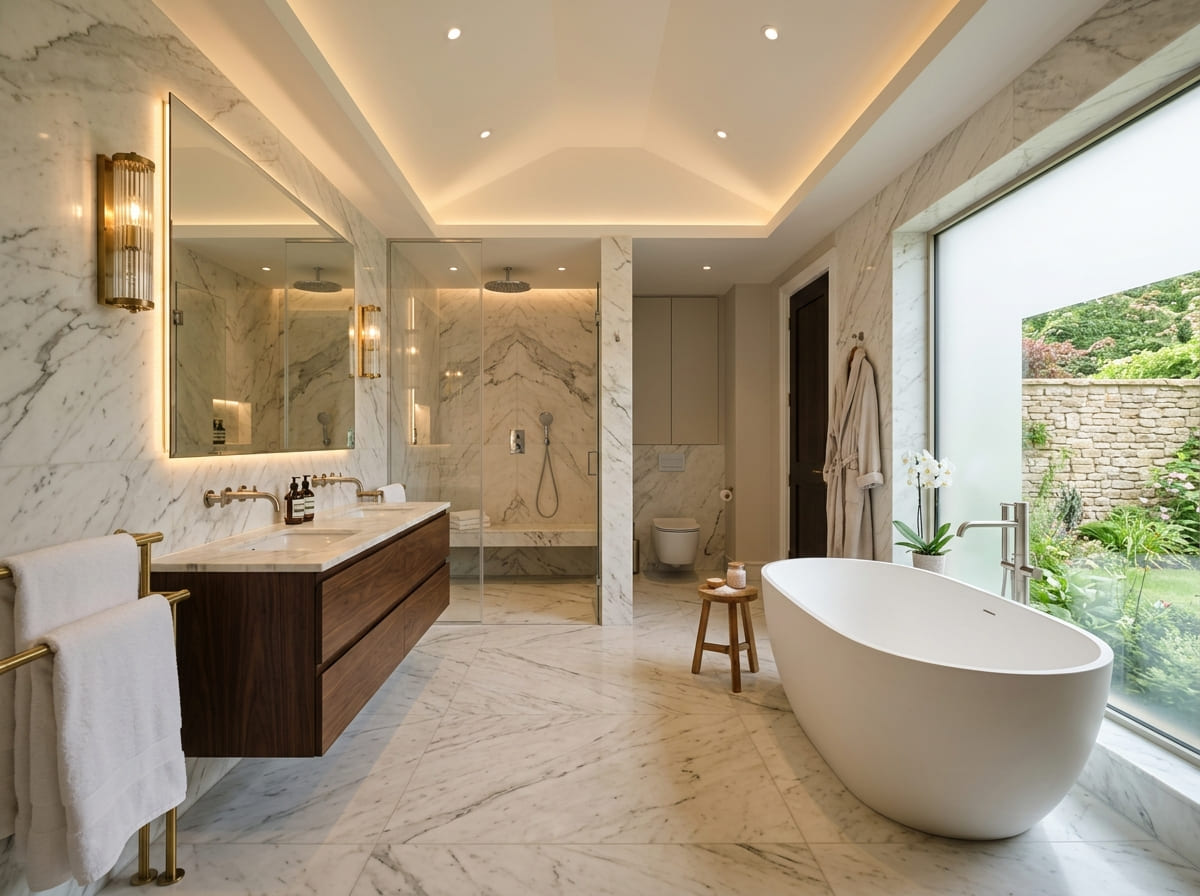 Custom Bathroom Renovation in Doyle